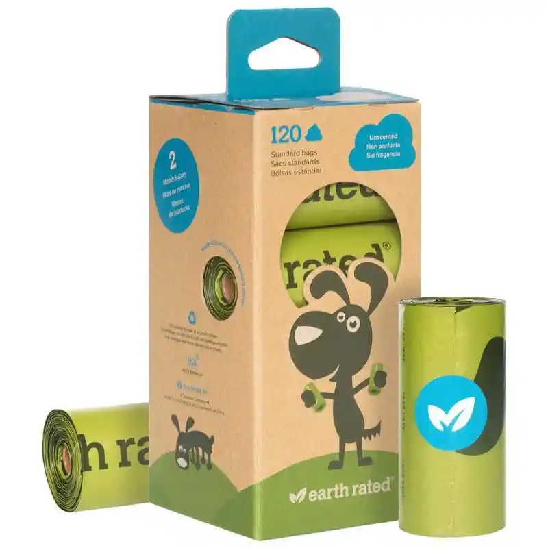 Earth Rated Poop Bags Unscented 120CT