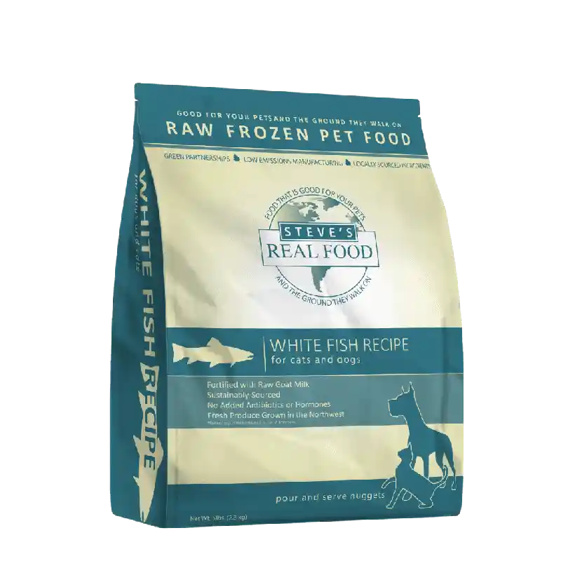 Steve's Dog Raw Frzn Barf White Fish Patties 20 Lb