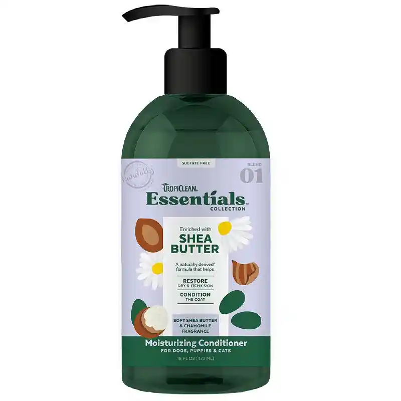 TropiClean Essentials Shea Butter Moisturizing Conditioner 16-oz