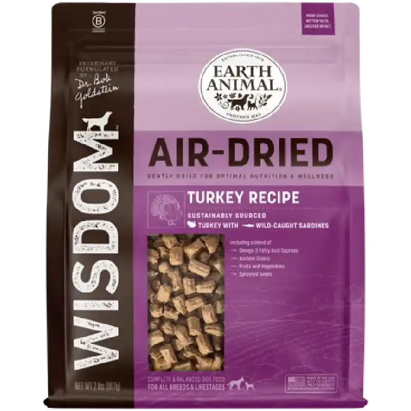 Wisdom Air-Dried Trky Recipe for Dogs 2-lb