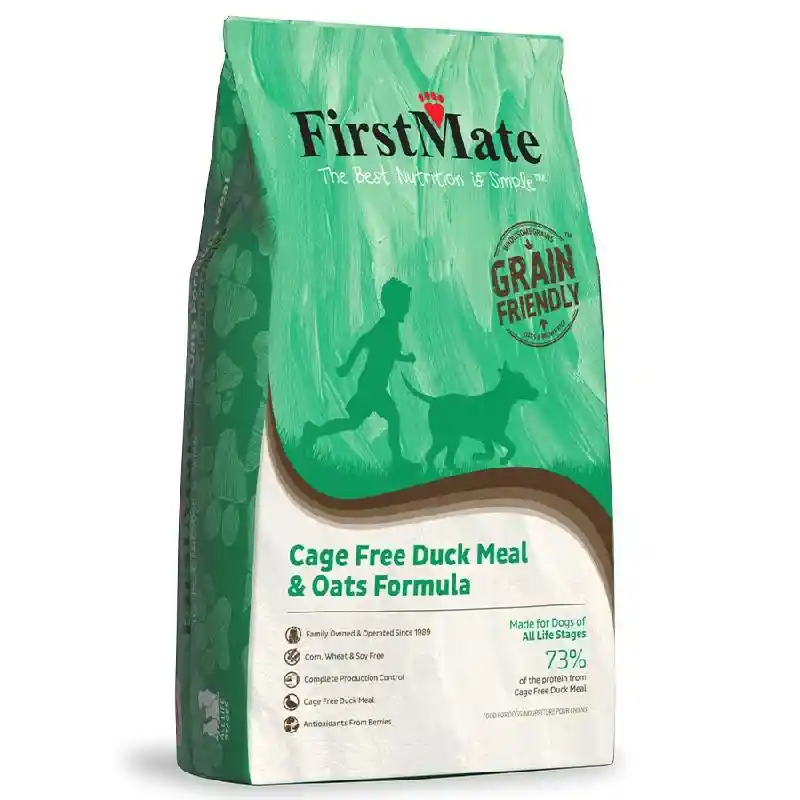 FirstMate Grain Friendly Cage Free Duck & Oats 5LB