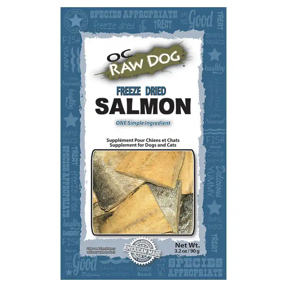 Freeze-Dried Salmon for Dogs & Cats 3.2-oz