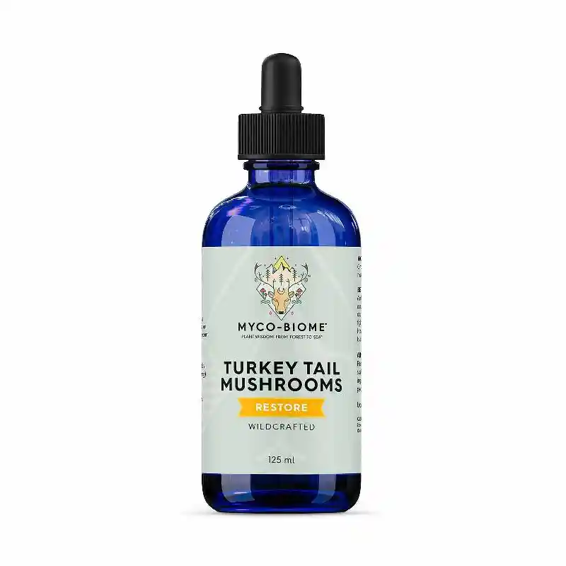 Myco-Biome Turkey Tail Mushrooms “Restore” 125mL