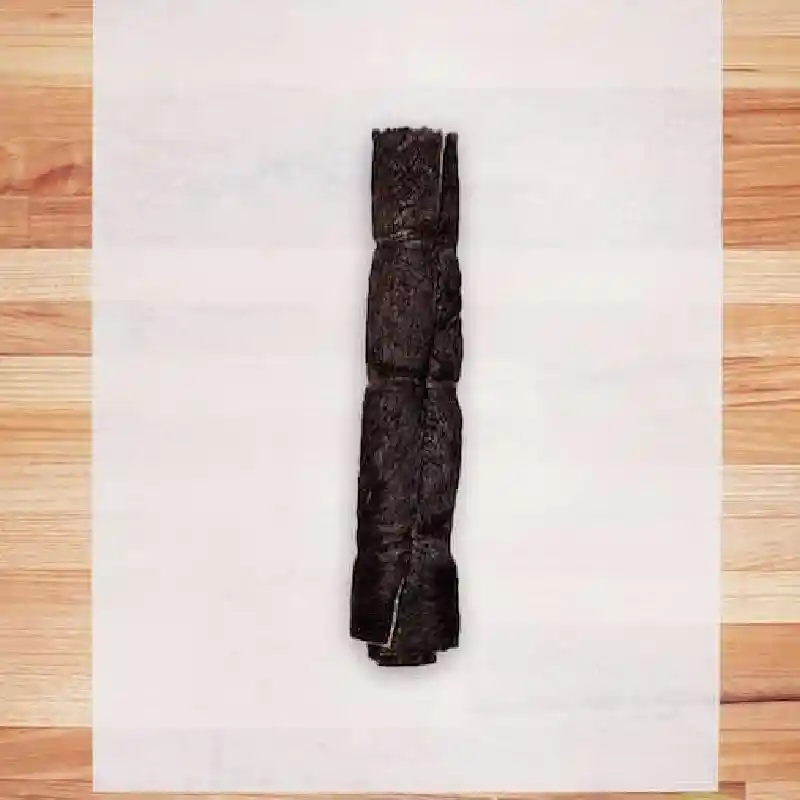 Farm Hounds Beef Hide Roll (Hairy) 8IN