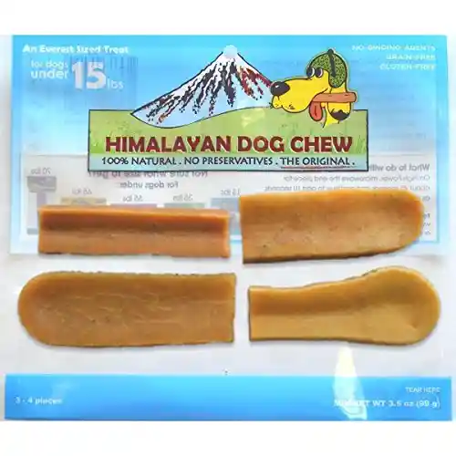Himalayan Yak Cheese Small Dog Chews for Dogs Under 15-lb (3-pack)
