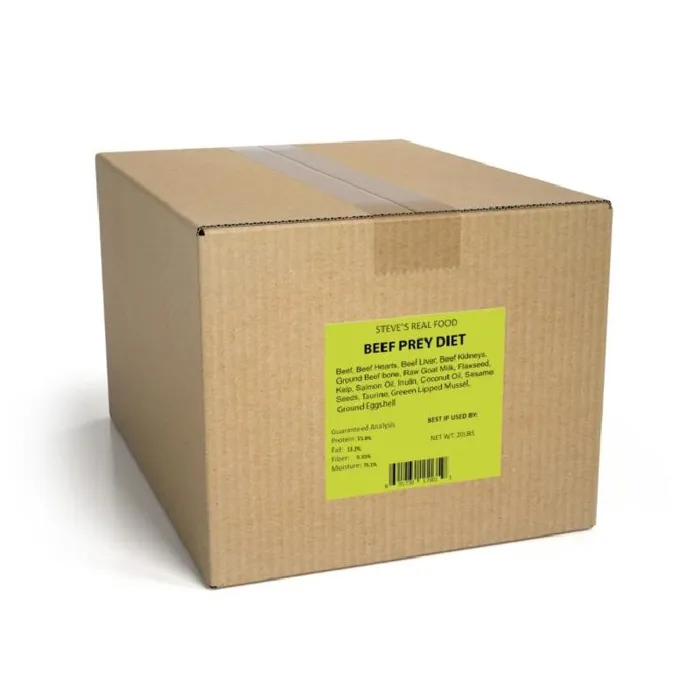 Steve's Real Food Frozen Trky Patties Barf 20 Lbs