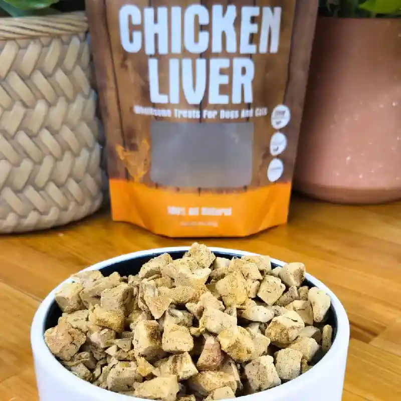 Shepherd Boy Farms Freeze-Dried Chicken Liver for Dogs and Cats 3oz