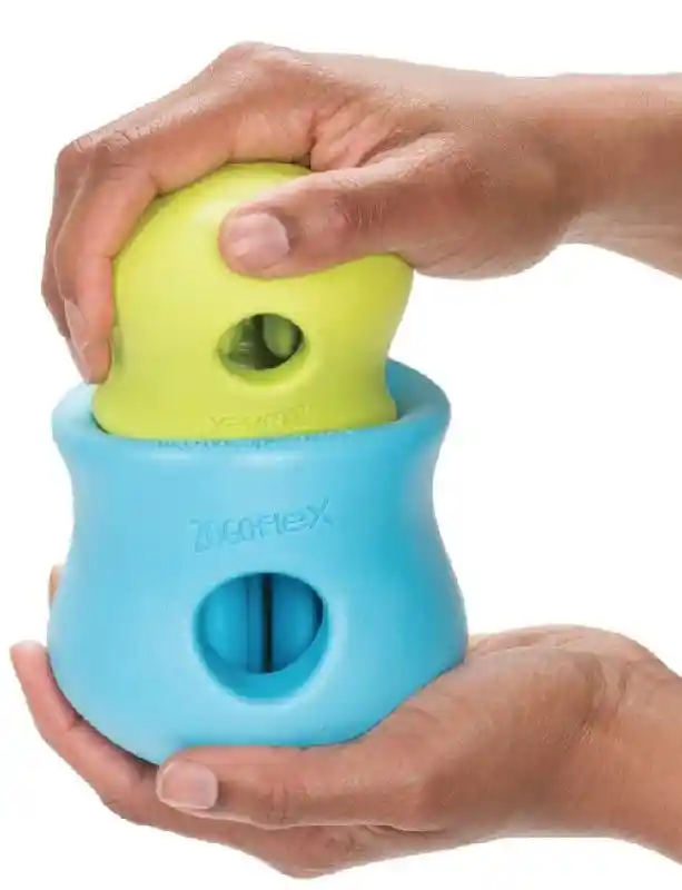 West Paw Toppl Aqua Blue Small