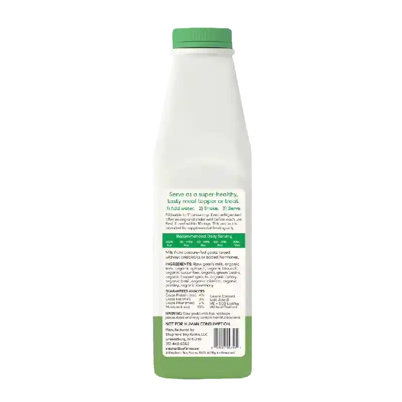 Shepherd Boy Farms Freeze-Dried Raw Goat’s Milk Super Greens Blend 1-oz