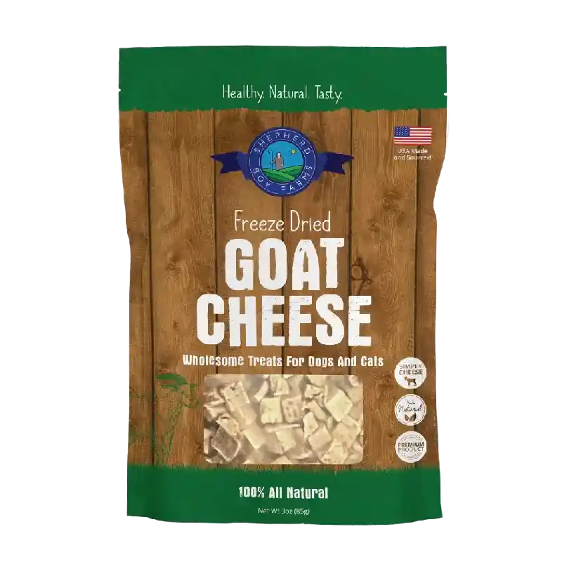 Freeze-Dried Raw Goat Cheese for Dogs and Cats 3oz