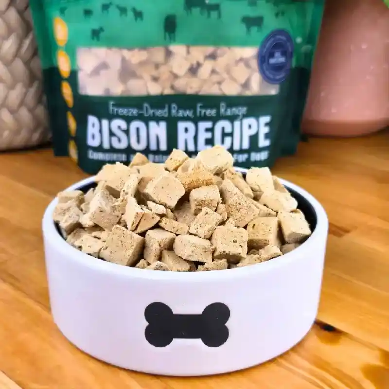 Shepherd Boy Farms Freeze-Dried Raw Bison Recipe for Dogs 14oz