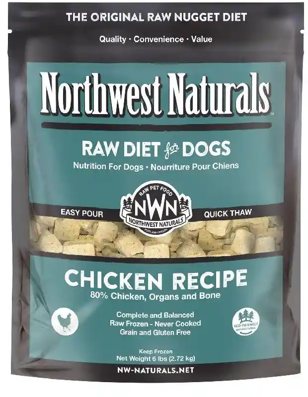 Northwest Naturals Frozen Raw Chicken Nuggets 6LB