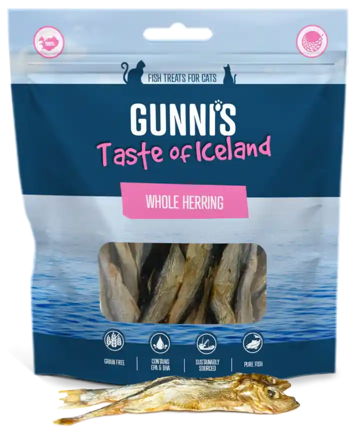 Gunni's Whole Herring for Cats 1.5-oz