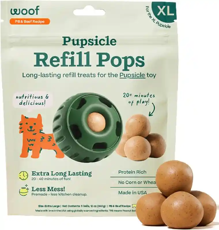 Woof Pupsicle Beef Pops Xl
