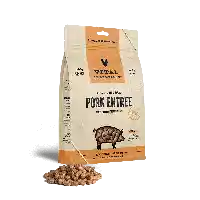 Freeze-dried Raw Pork Entree Cat Food Mini Nibs - 8oz