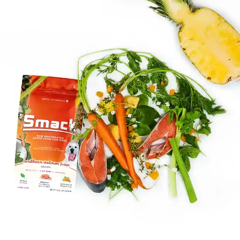 Smack Raw Dehydrated Caribbean-Salmon Fusion Super Food for Dogs 5.5lb