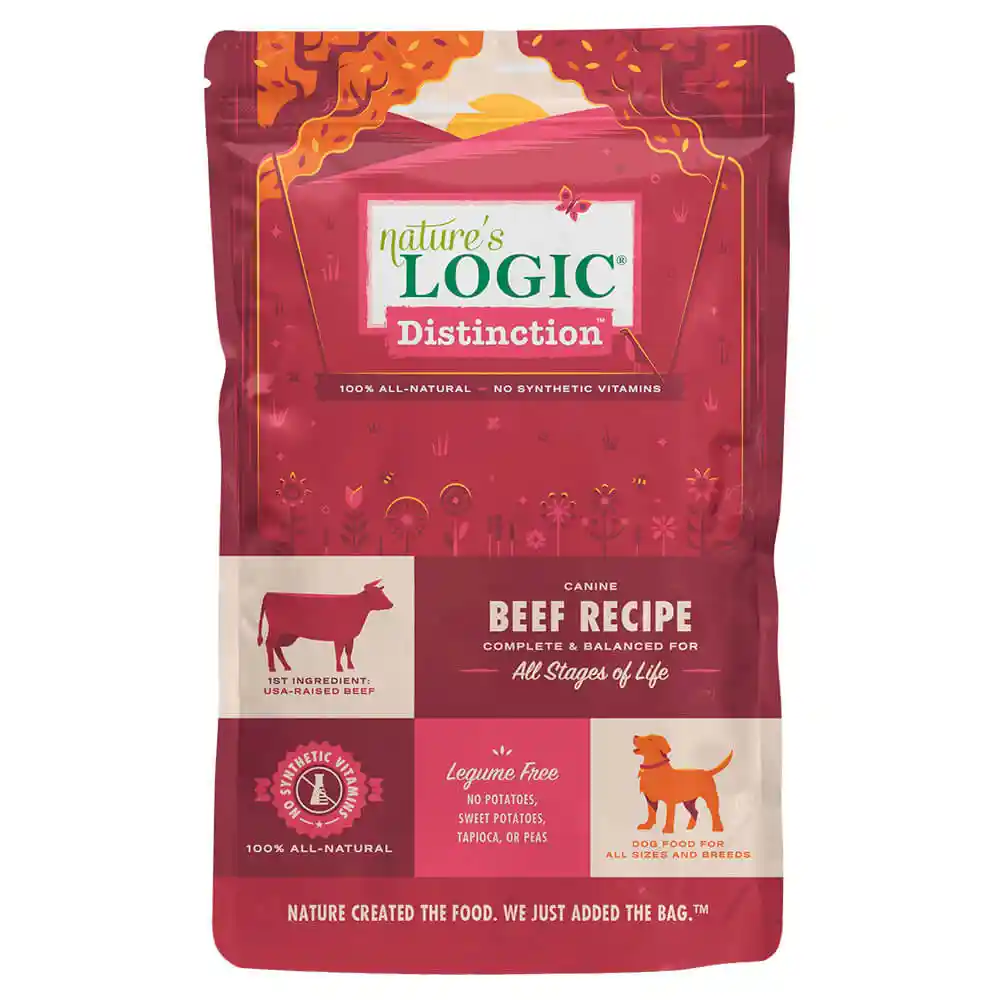 Nature's Logic Dog Distinction Dry Beef 12 Lb