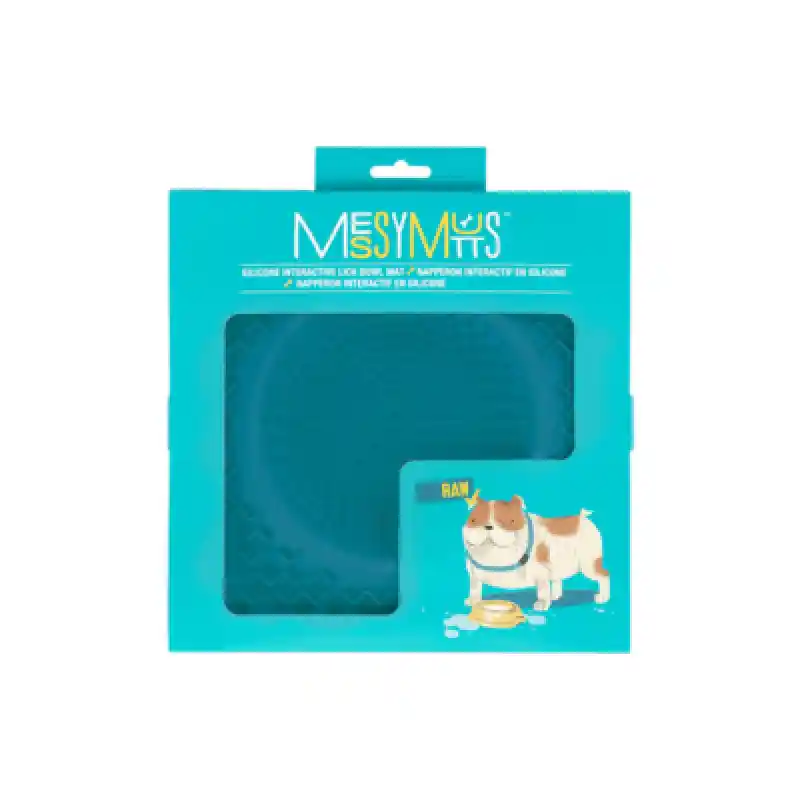 Messy Mutts Therapeutic Lick Bowl Blue