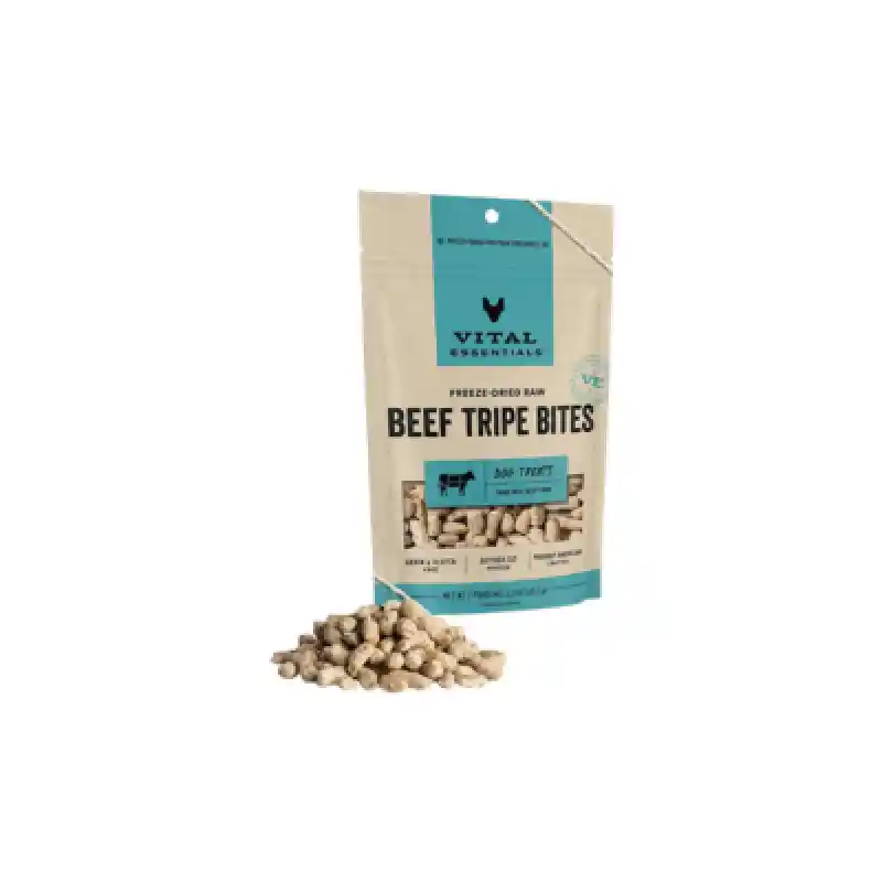 Freeze-dried Beef Tripe Bites Dog Treat - 2.3oz