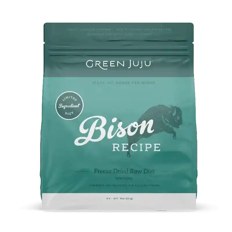 Freeze-Dried Raw Bison Recipe for Dogs and Cats 14-oz