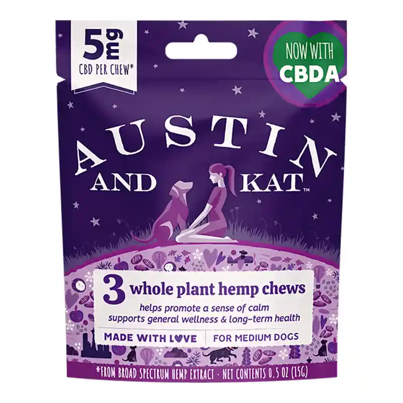 Austin & Kat Dog Cbd Infused Biscuits 5-mg 0.5-oz