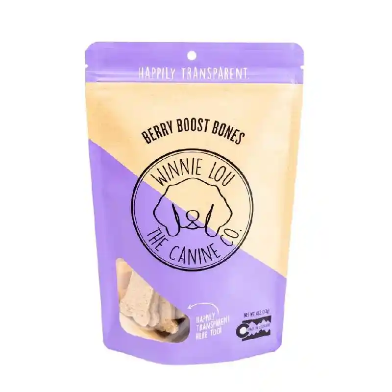 Winnie Lou Berry Boost Bones for Dogs 4oz