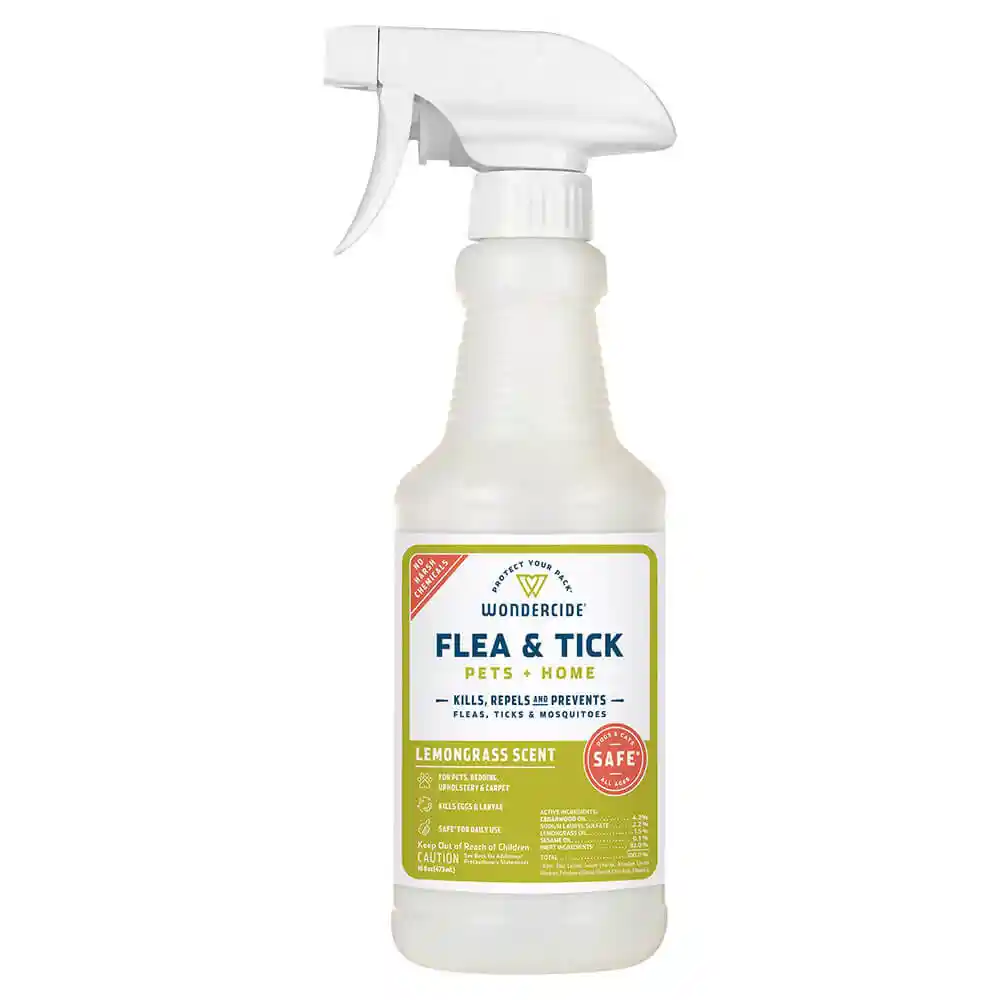 Lemongrass F&T Spray for Pets + Home w/ Nat Essential Oils 16-oz