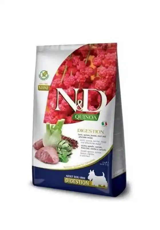 Farmina N&D Quinoa Digestion Lamb Mini Adult Dog Food 5.5LB