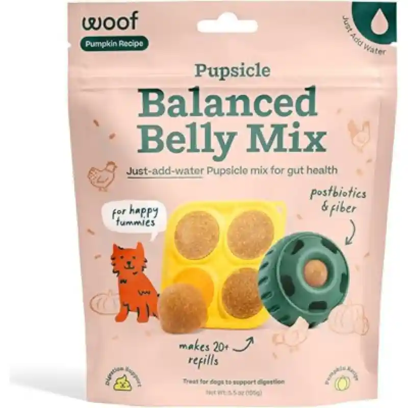 Woof Dog Treat Pupscicle Treat Mix Balanced Belly 5.5oz