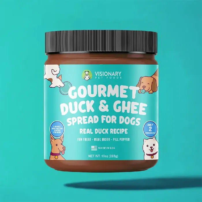 Visionary Gourmet Duck & Ghee Spread for Dogs 12oz