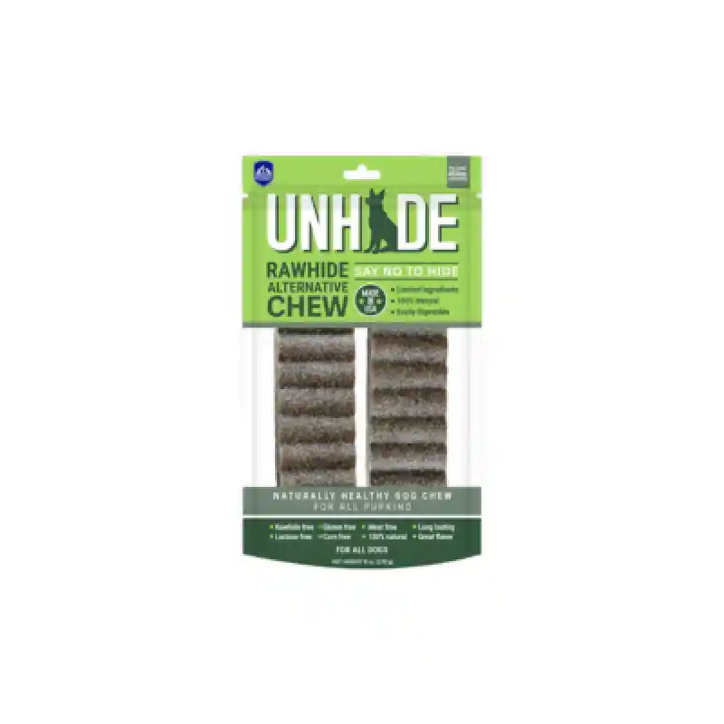 Unhide Rawhide Alternative Chew for Dogs Under 45-lb (2-pack)