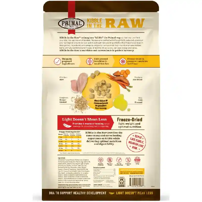Primal Fd Canine Kitr - Puppy Recipe 9lb