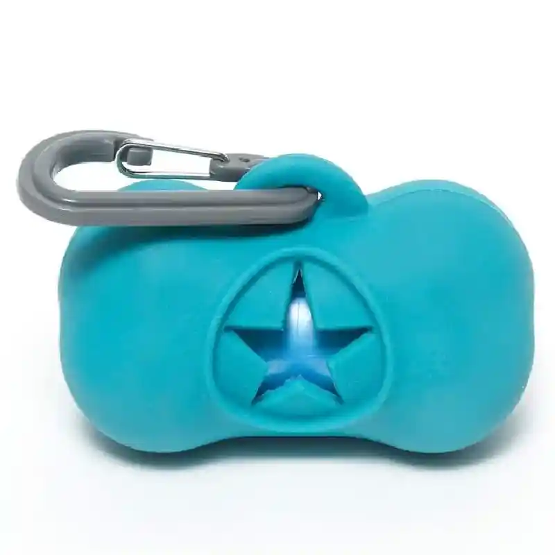 Messy Mutts Waste Bag Holder Blue