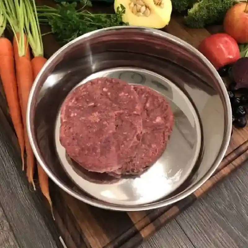Frozen Raw Turkey & Produce Patties for Dogs 6-lb