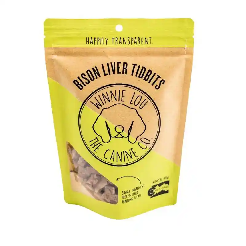 Bison Lvr Tidbits for Dogs 2-oz