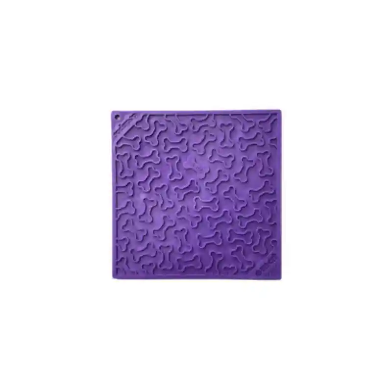 Bones Design Emat Enrichment Licking Mat - Purple