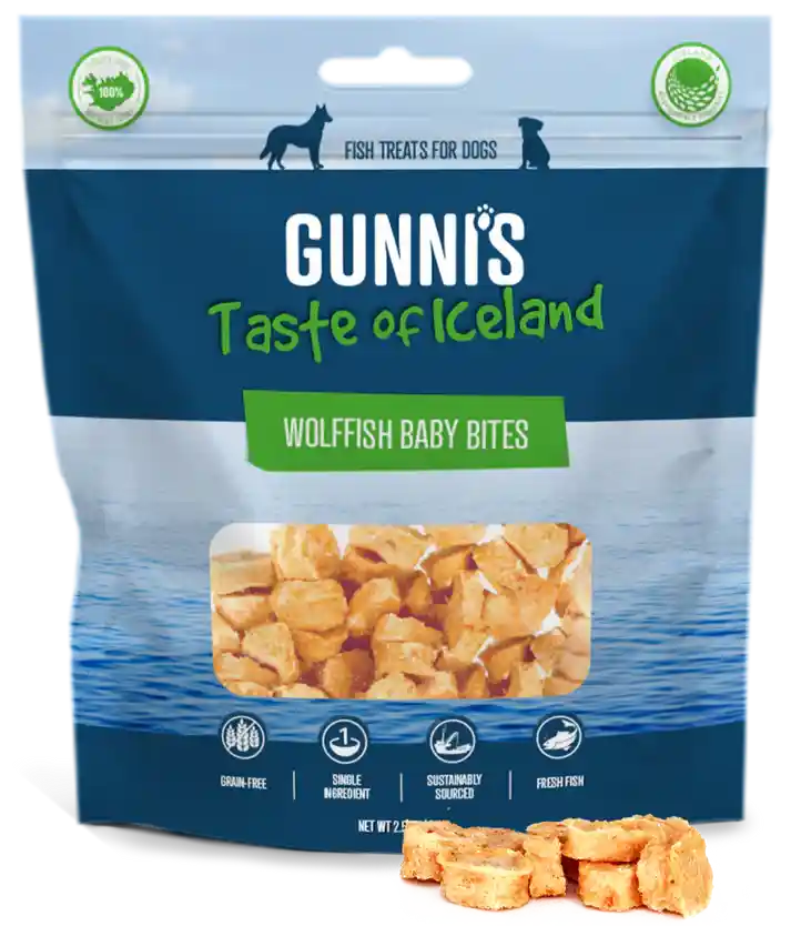 Gunnis Baby Bites Wolffish 2.5-oz