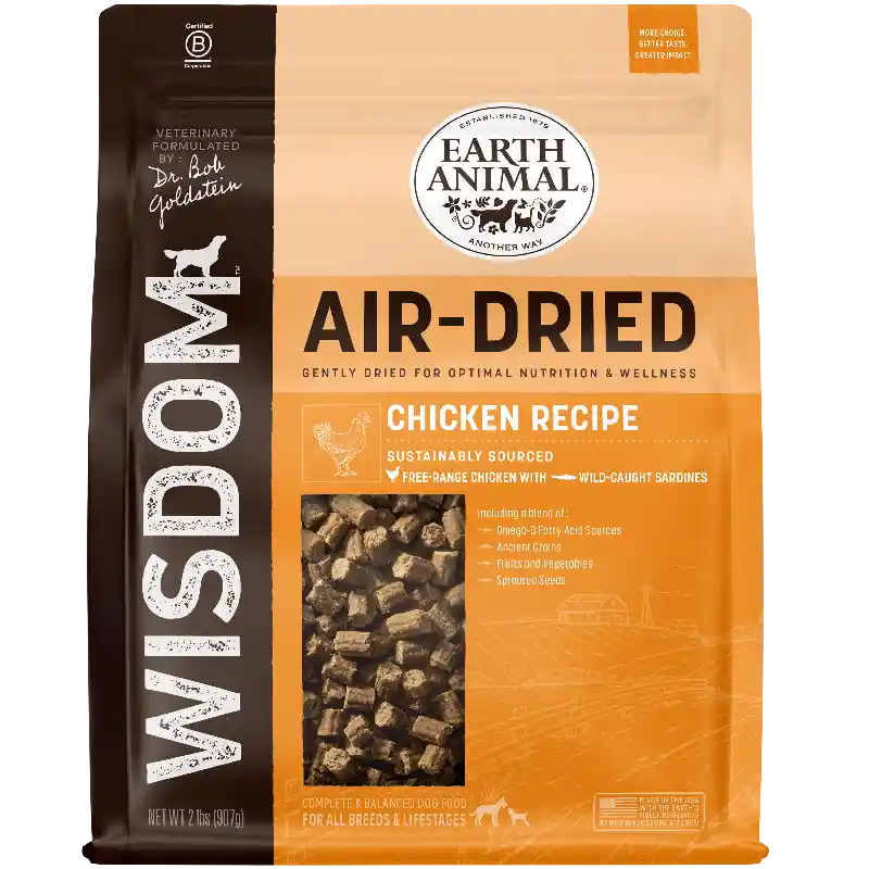 Wisdom Air-Dried Ckn Recipe for Dogs 2-lb