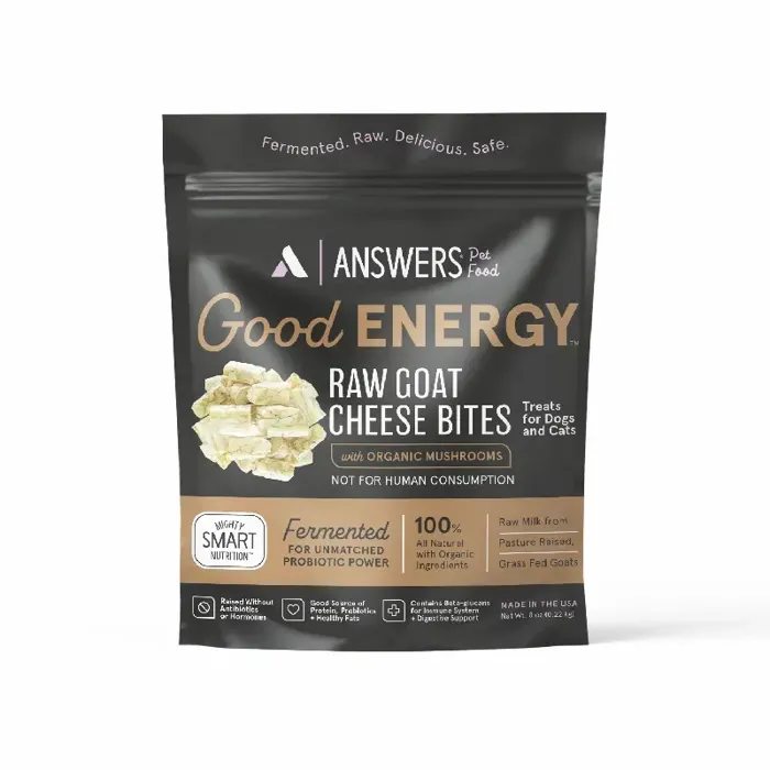 Frozen Good Energy Raw Goat Cheese Bites with Organic Mushrooms