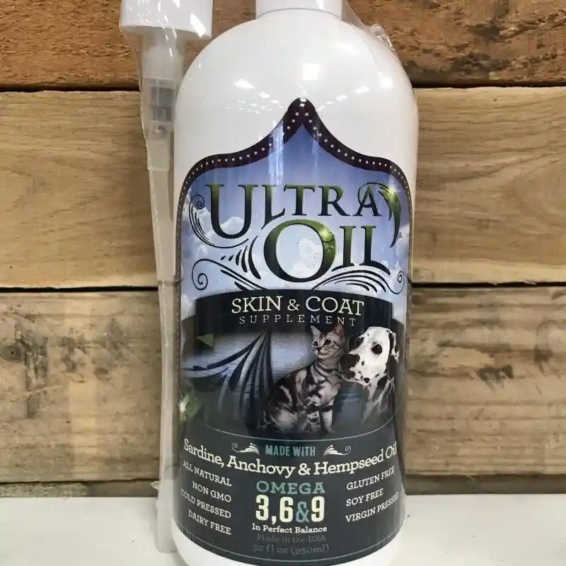 Ultra Oil Skin & Coat Supplement for Dogs & Cats 16-oz