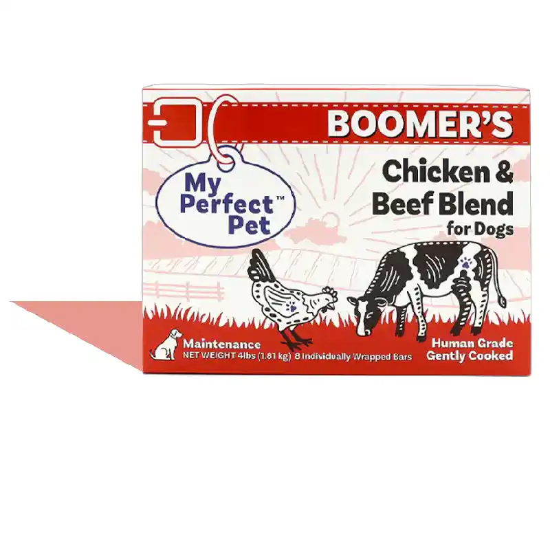 My Perfect Pet Frozen Gently Cooked Chicken & Beef for Dogs 4 Lb