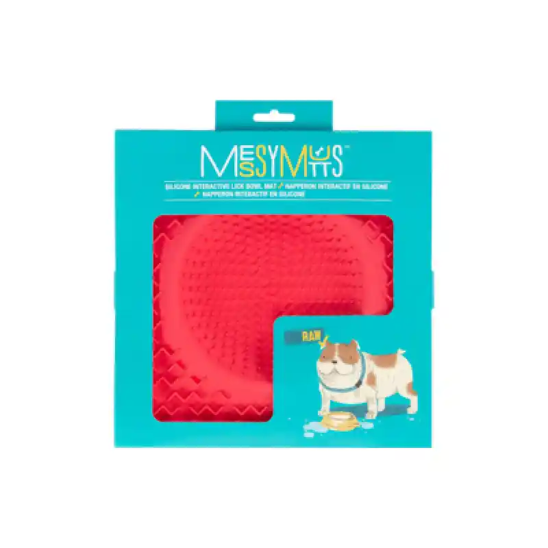 Messy Mutts Dog Theraputic Lickn Bowl Watermelon