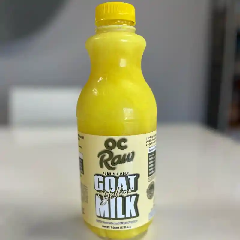 Frozen Yellow Goat Milk Quart 32-oz