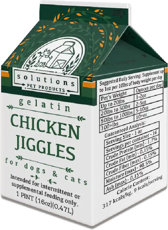 Solutions Pet Products Chicken Jiggles 16 Oz