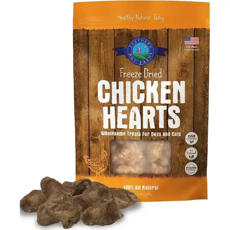 8oz Fd Chicken Heart Treat