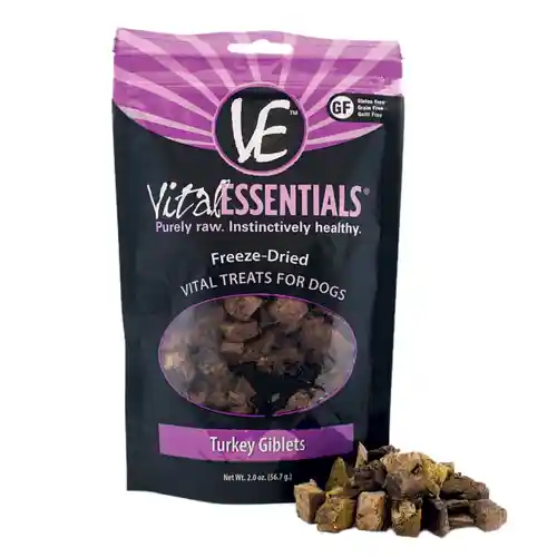 Vital Essentials Turkey Giblets for Dogs 2oz