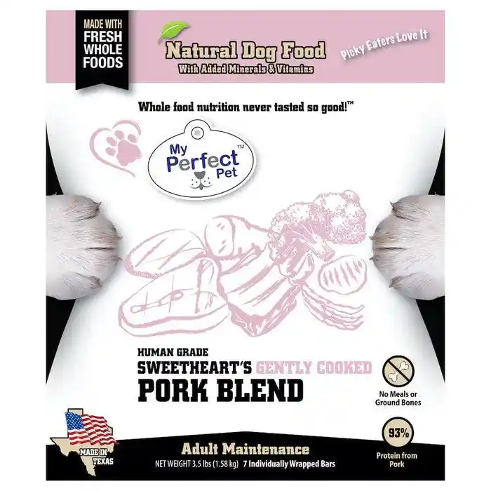 My Perfect Pet Dog Gf Frzn Cook Pork & Veg 4-lb