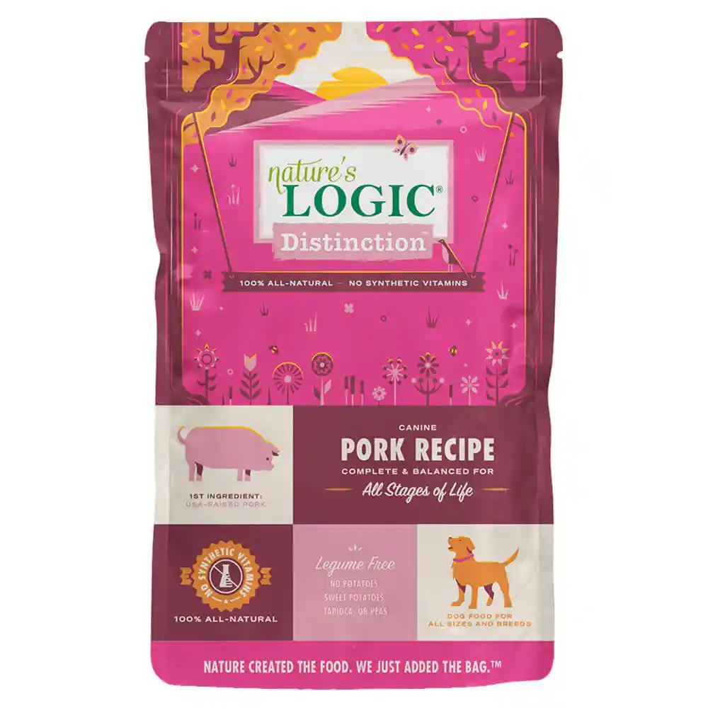 Nature's Logic Dog Distinction Dry Pork 4.4-lb