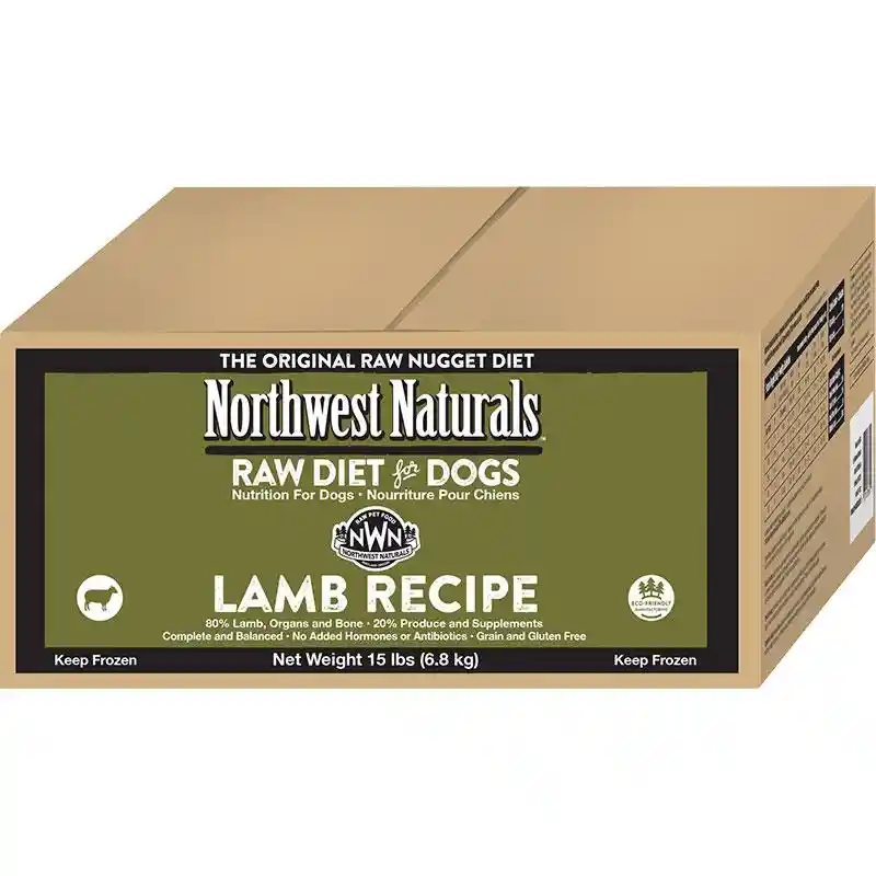Northwest Naturals Frozen Raw Lamb Nuggets 15#