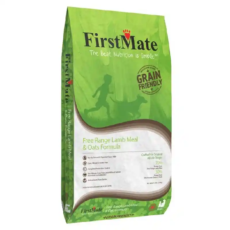 FirstMate Grain Friendly Free Range Lamb & Oats 25LB